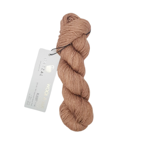 Купить пряжу GAZZAL Wool & Silk цвет 11141 производства фабрики GAZZAL