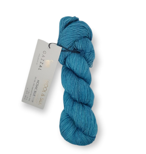 Купить пряжу GAZZAL Wool & Silk цвет 11159 производства фабрики GAZZAL