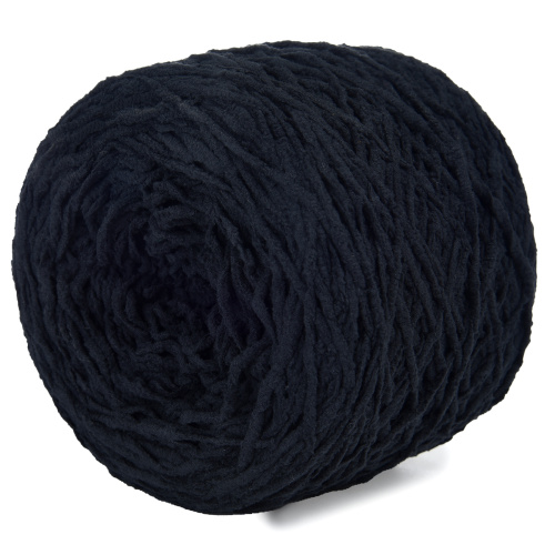 Купить пряжу INCHON TEXTILE Микровелюр матовый (в 100гр мотках) цвет Черный производства фабрики INCHON TEXTILE