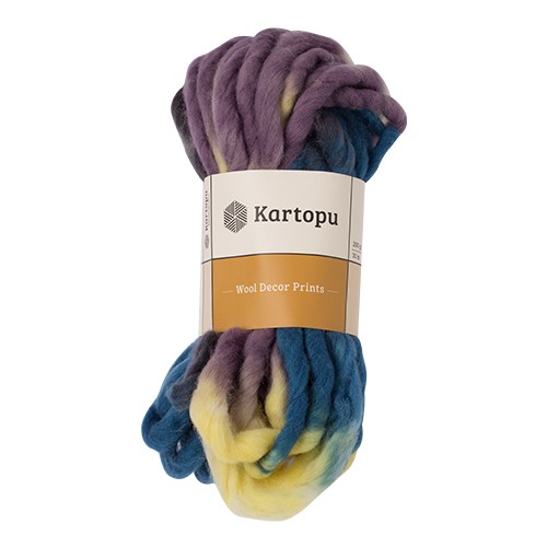 Купить пряжу KARTOPU WOOL DÉCOR PRINTS цвет D3154 производства фабрики KARTOPU