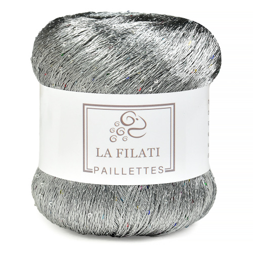 Купить пряжу LA FILATI PAILLETTES цвет 041 производства фабрики LA FILATI