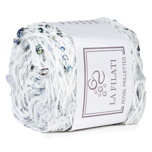 Купить пряжу LA FILATI Royal Paillettes цвет 019 производства фабрики LA FILATI