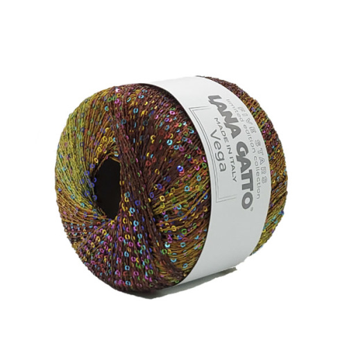 Купить пряжу LANA GATTO VEGA PRINT цвет 9388 производства фабрики LANA GATTO