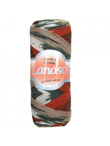 Купить пряжу LANOSO BONITO ETHNIC цвет 1203 производства фабрики LANOSO