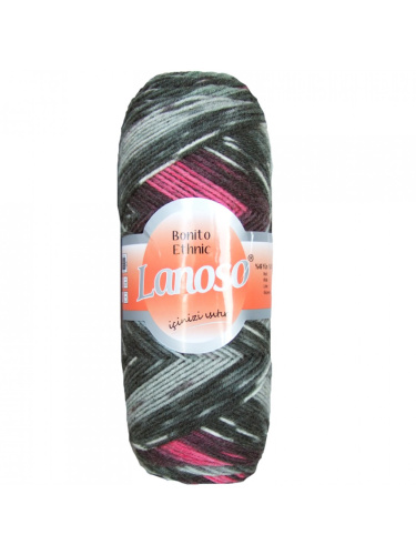 Купить пряжу LANOSO BONITO ETHNIC цвет 1204 производства фабрики LANOSO