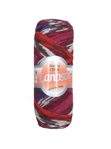 Купить пряжу LANOSO BONITO ETHNIC цвет 1208 производства фабрики LANOSO