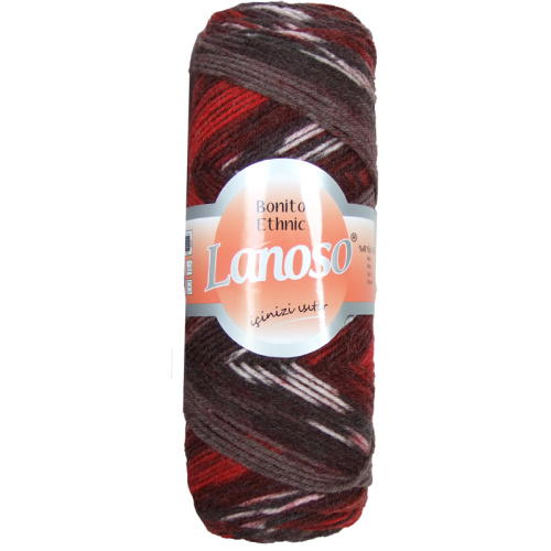 Купить пряжу LANOSO BONITO ETHNIC цвет 1214 производства фабрики LANOSO