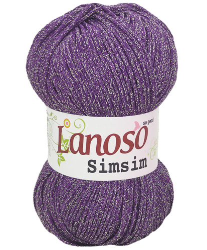 Купить пряжу LANOSO SIMSIM цвет 6551 производства фабрики LANOSO