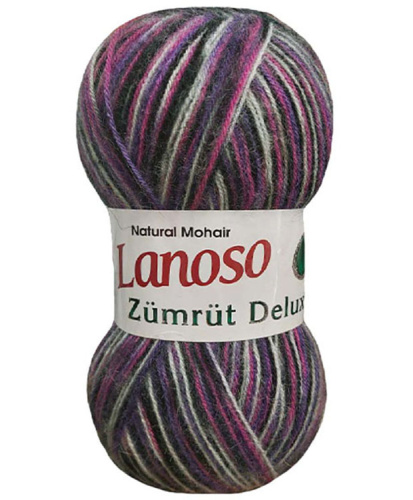 Купить пряжу LANOSO ZUMRUT DELUX цвет 7128 производства фабрики LANOSO