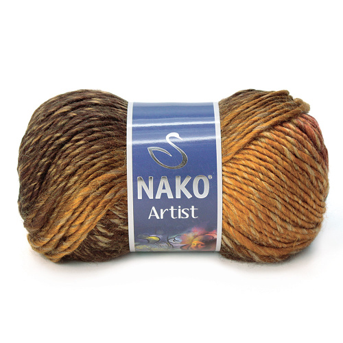 Купить пряжу NAKO ARTIST цвет 86354 производства фабрики NAKO