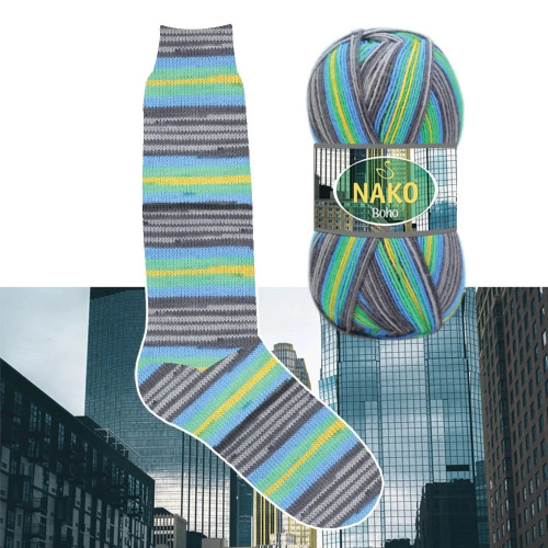 Купить пряжу NAKO BOHO KONSEPT цвет 81800 производства фабрики NAKO