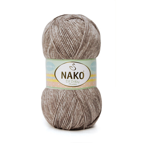 Купить пряжу NAKO ELIT BABY MUARE цвет 31868 производства фабрики NAKO