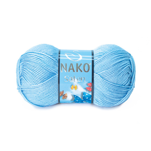 Купить пряжу NAKO SATEN 50 GR цвет 214 производства фабрики NAKO