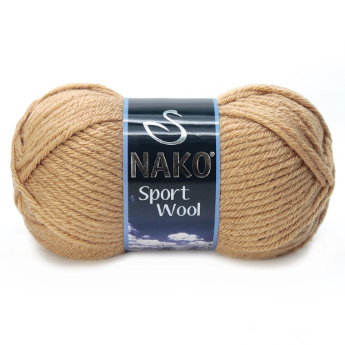 Купить пряжу NAKO SPORT WOOL цвет 221 производства фабрики NAKO
