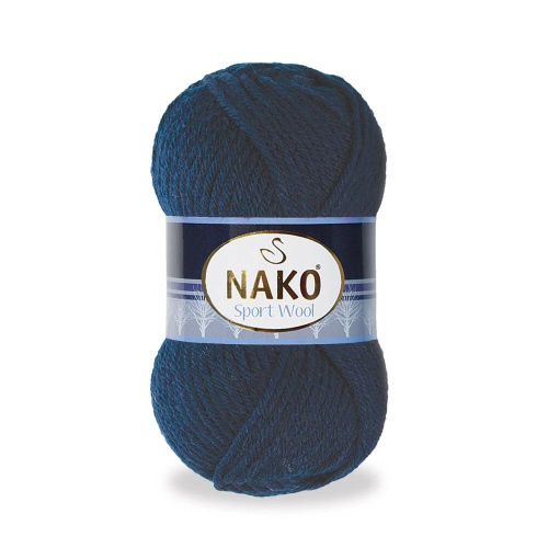 Купить пряжу NAKO SPORT WOOL цвет 3088 производства фабрики NAKO