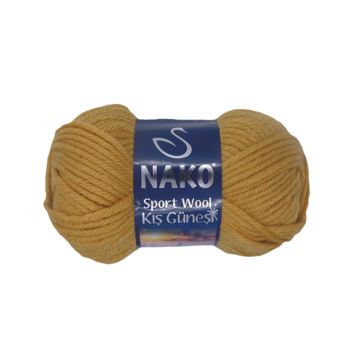 Купить пряжу NAKO SPORT WOOL KIS GUNESI цвет 10614A производства фабрики NAKO