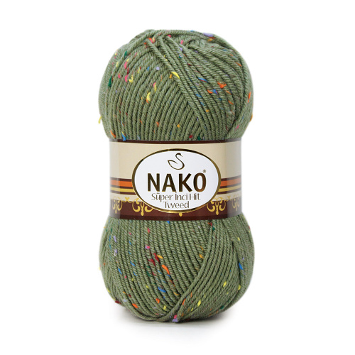 Купить пряжу NAKO SUPER INCI HIT TWEED цвет 6440 производства фабрики NAKO