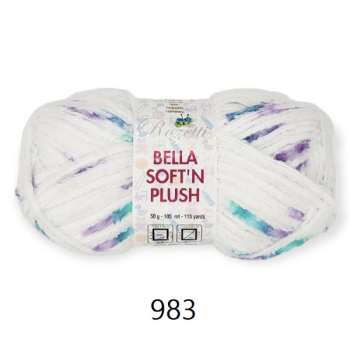 Купить пряжу ROZETTI BELLA SOFT N PLUSH цвет 983 производства фабрики ROZETTI