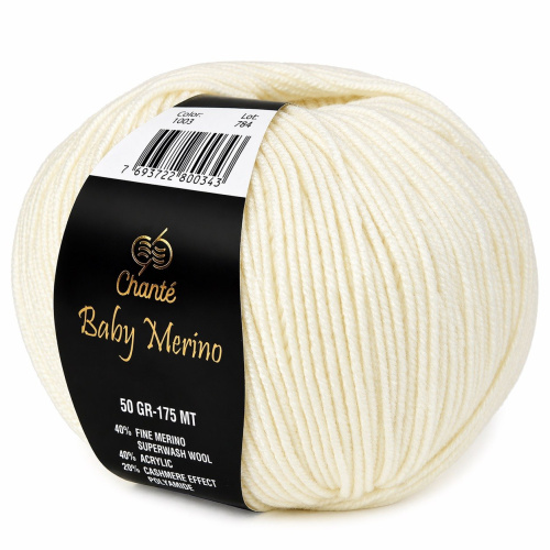 Купить пряжу Сhanté Baby Merino цвет 1003 производства фабрики Сhanté