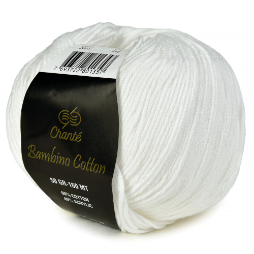 Купить пряжу Сhanté Bambino cotton цвет 2001 производства фабрики Сhanté