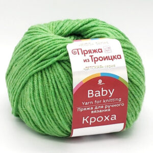 Купить пряжу ТРОИЦКАЯ Кроха цвет 65-Экзотика производства фабрики ТРОИЦКАЯ