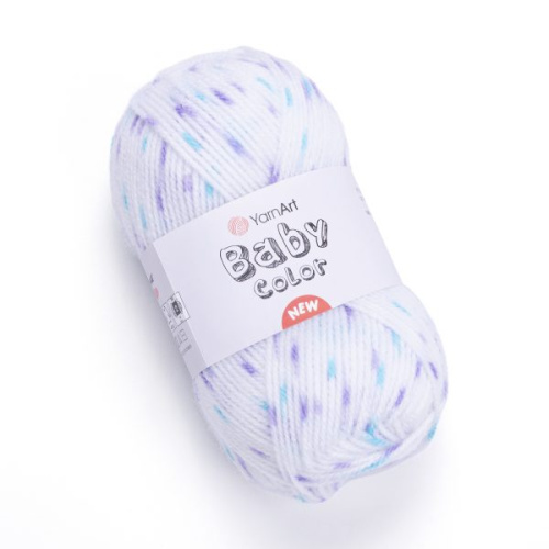 Купить пряжу YARNART BABY COLOR цвет 201 производства фабрики YARNART