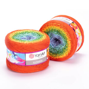 Купить пряжу YARNART FLOWERS цвет 255 производства фабрики YARNART