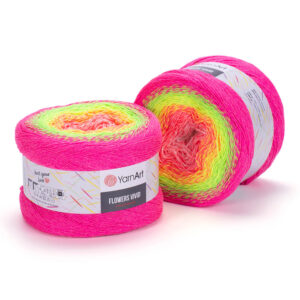 Купить пряжу YARNART FLOWERS VIVID цвет 507 производства фабрики YARNART
