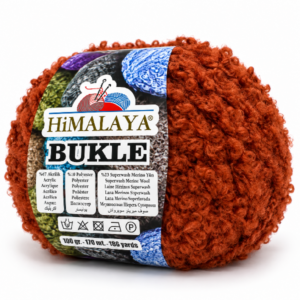Купить пряжу HiMALAYA bukle цвет 232-09 производства фабрики HiMALAYA
