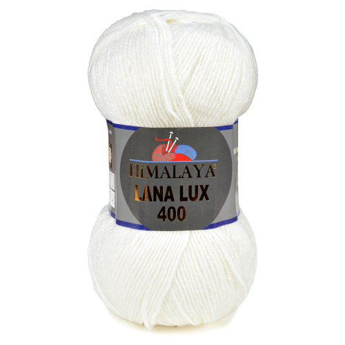 Купить пряжу HiMALAYA LANA LUX 400 цвет 22001 производства фабрики HiMALAYA