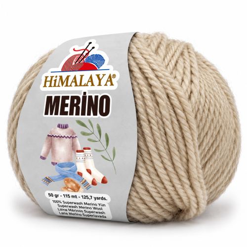 Купить пряжу HiMALAYA MERINO цвет 40910 производства фабрики HiMALAYA