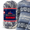 Купить пряжу HiMALAYA NORWAY цвет 51522 производства фабрики HiMALAYA