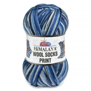 Купить пряжу HiMALAYA WOOL SOCKS PRINT цвет S19-06 производства фабрики HiMALAYA