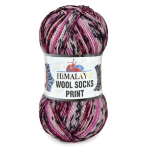 Купить пряжу HiMALAYA WOOL SOCKS PRINT цвет S27-03 производства фабрики HiMALAYA