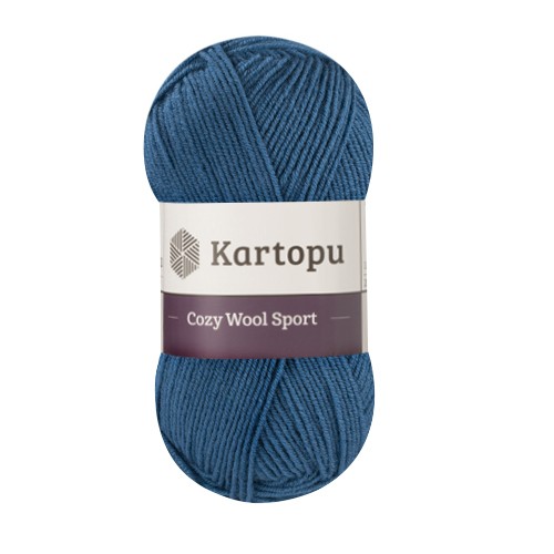 Купить пряжу KARTOPU COZY WOOL SPORT цвет K1467 производства фабрики KARTOPU