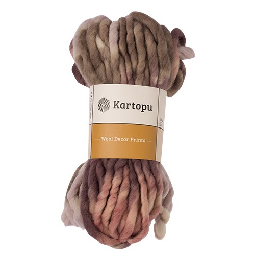 Купить пряжу KARTOPU WOOL DÉCOR PRINTS цвет D3162 производства фабрики KARTOPU