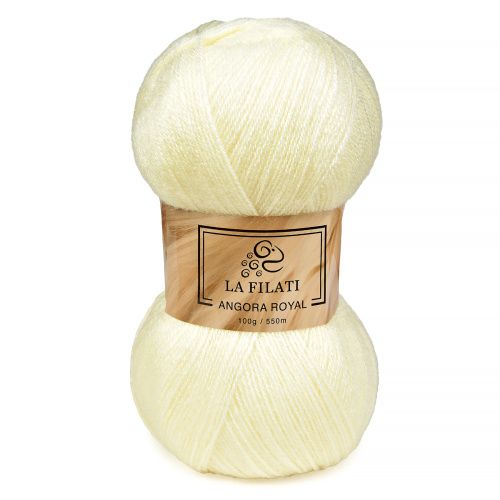 Купить пряжу LA FILATI Angora royal цвет 1 025 производства фабрики LA FILATI