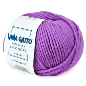 Купить пряжу LANA GATTO MAXI SOFT цвет 14743 производства фабрики LANA GATTO