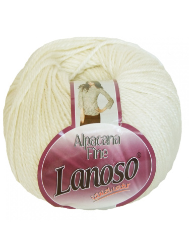 Купить пряжу LANOSO ALPACANA FINE цвет 901 производства фабрики LANOSO