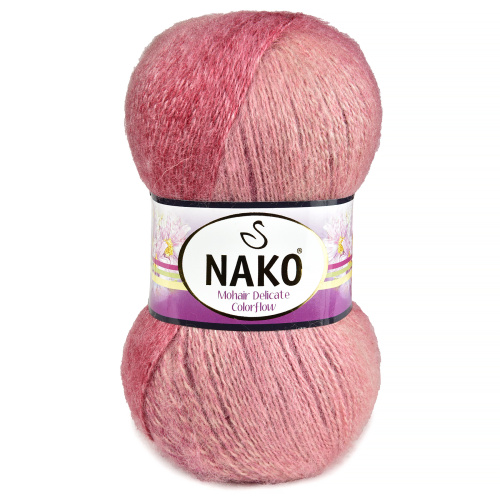 Купить пряжу NAKO MOHAIR DELICATE COLOR FLOW цвет 28204 производства фабрики NAKO