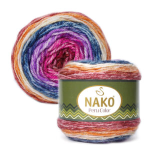 Купить пряжу NAKO PERU COLOR цвет 32187 производства фабрики NAKO