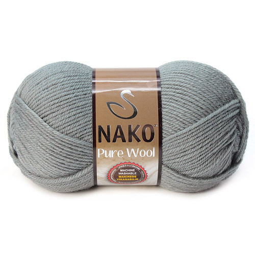 Купить пряжу NAKO PURE WOOL цвет 11207 производства фабрики NAKO