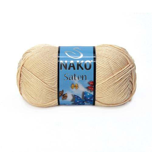 Купить пряжу NAKO SATEN 50 GR цвет 219 производства фабрики NAKO