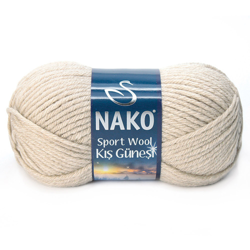 Купить пряжу NAKO SPORT WOOL KIS GUNESI цвет 23116SE производства фабрики NAKO