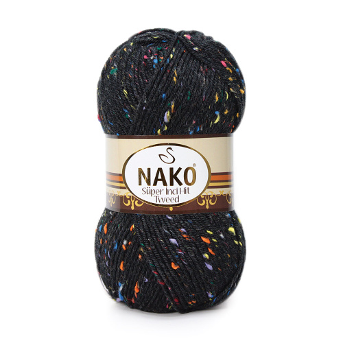 Купить пряжу NAKO SUPER INCI HIT TWEED цвет 217M производства фабрики NAKO