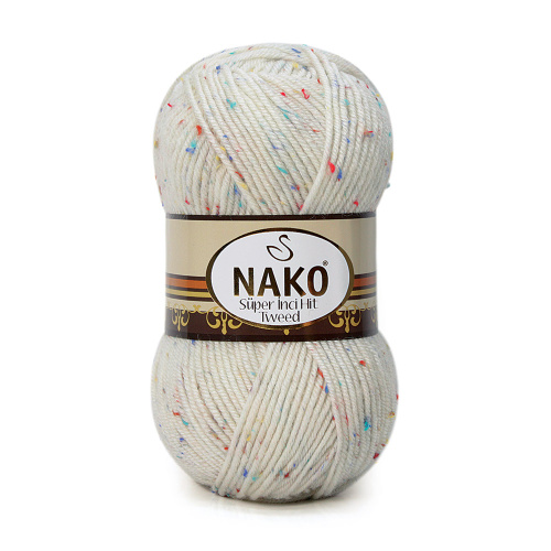 Купить пряжу NAKO SUPER INCI HIT TWEED цвет 23403 производства фабрики NAKO
