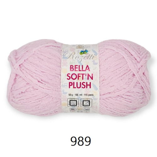 Купить пряжу ROZETTI BELLA SOFT N PLUSH цвет 989 производства фабрики ROZETTI