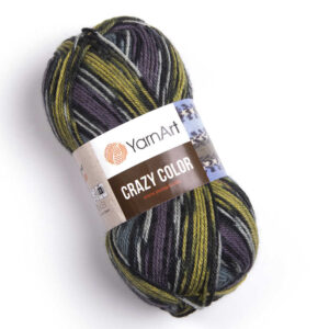 Купить пряжу YARNART CRAZY COLOR цвет 170 производства фабрики YARNART