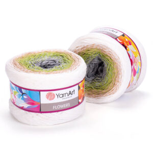 Купить пряжу YARNART FLOWERS цвет 274 производства фабрики YARNART