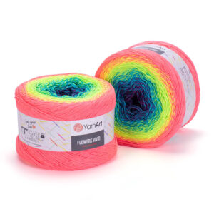 Купить пряжу YARNART FLOWERS VIVID цвет 505 производства фабрики YARNART